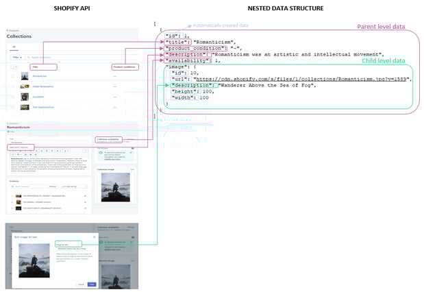 Shopify API Data Mapping
