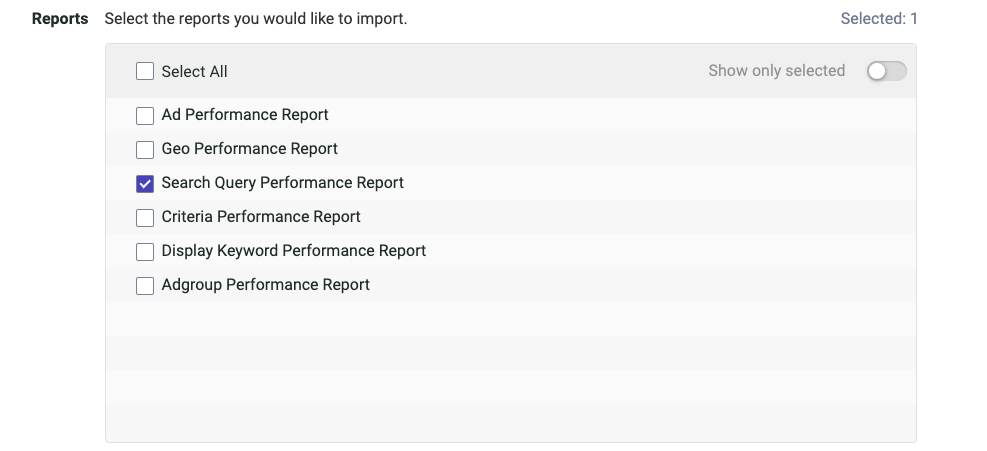 Google Ads API integration